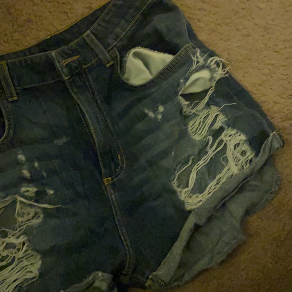 Carmar Cutoff Denim Jean Shorts Sz 28 - Picture 3 of 8